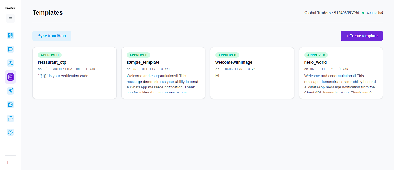 chatore templates